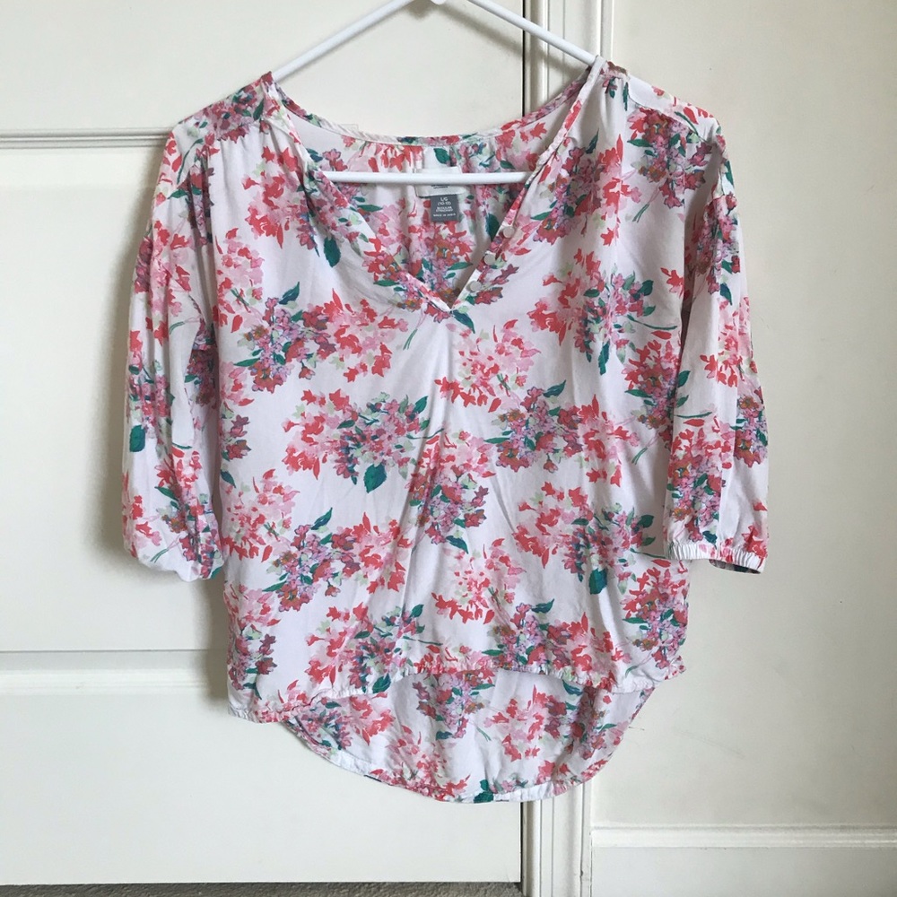 Girls floral top